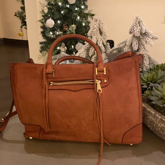 Rebecca Minkoff rust suede tote! NWOT - Picture 2 of 4